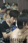 四川纹身培训学员何艺纹身培训学习过程