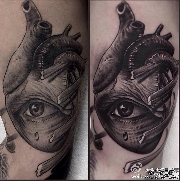 武汉最后的纹身店推荐一款手臂眼纹身图案