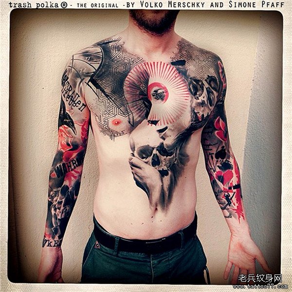 个性男人纹身图案由武汉纹身店推荐