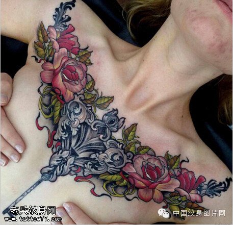 武汉纹身店提供一组钥匙纹身图案大全_武汉纹