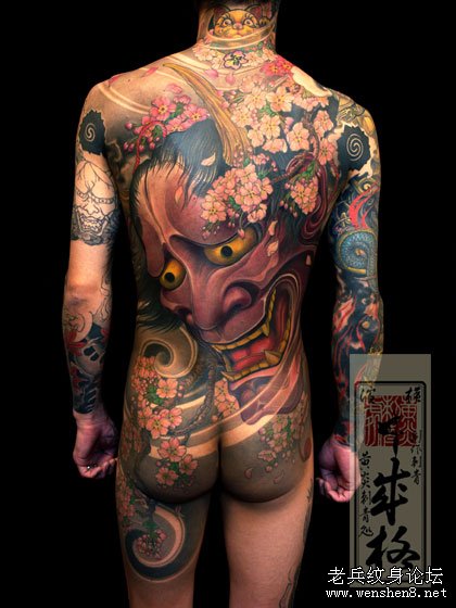 纹身图案大全 \/ 日本经典纹身作品欣赏_武汉纹