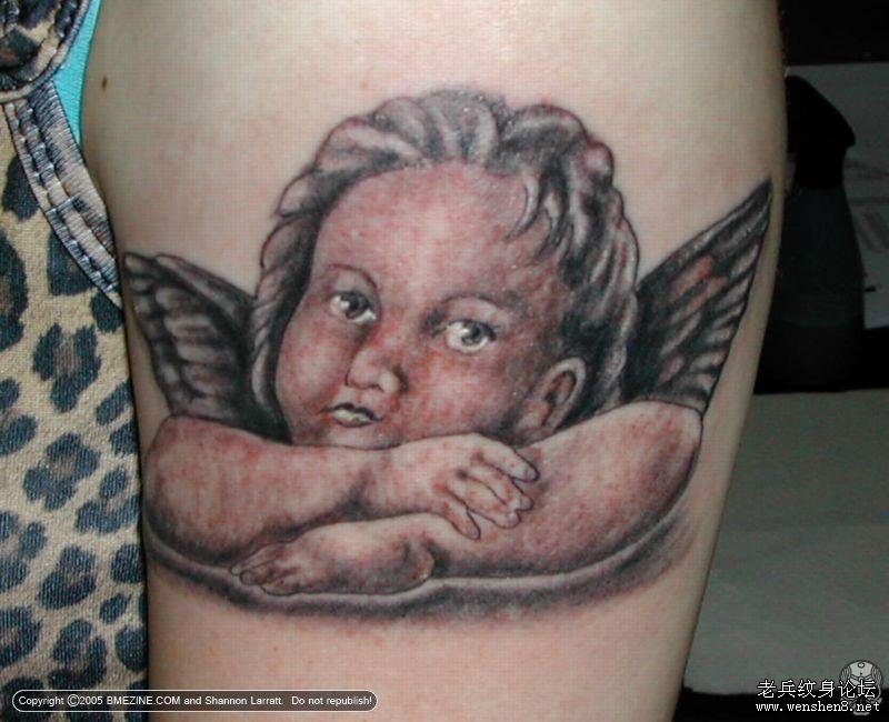 小天使图片纹身图案分享展示