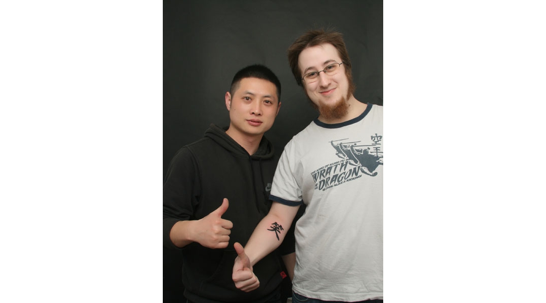 外国朋友的纹身：中文汉字纹身（tattoo）图案