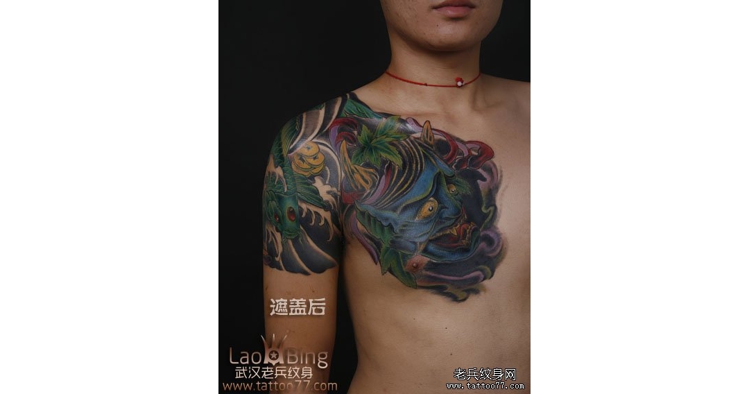 兵哥为河北石家庄纹身爱好者打造的半胛般若纹身图案作品展示 ...