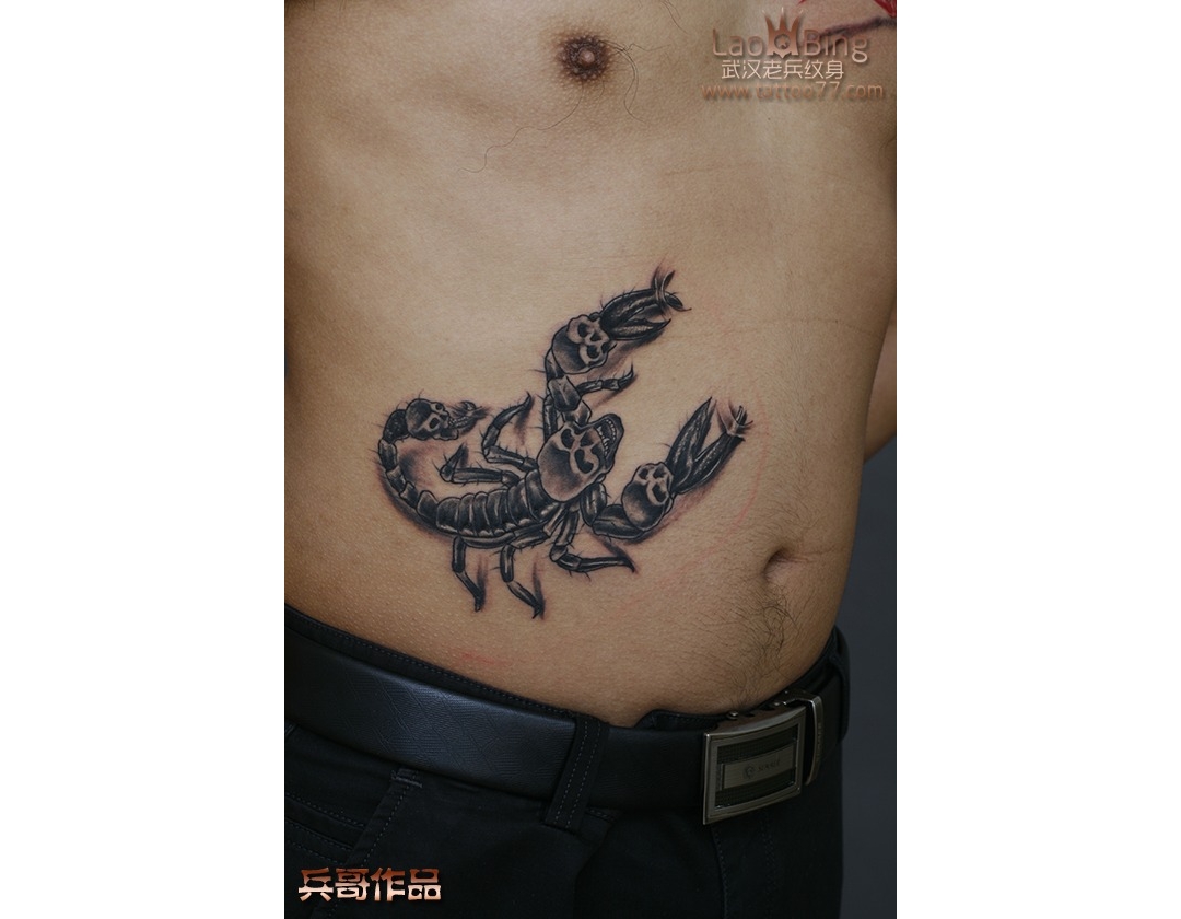 2013年元旦兵哥骷髅鬼蝎子纹身图案作品分享（多图高清）