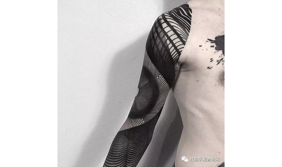 个性十足的黑臂纹身系列图腾花臂图片大全集(多图)