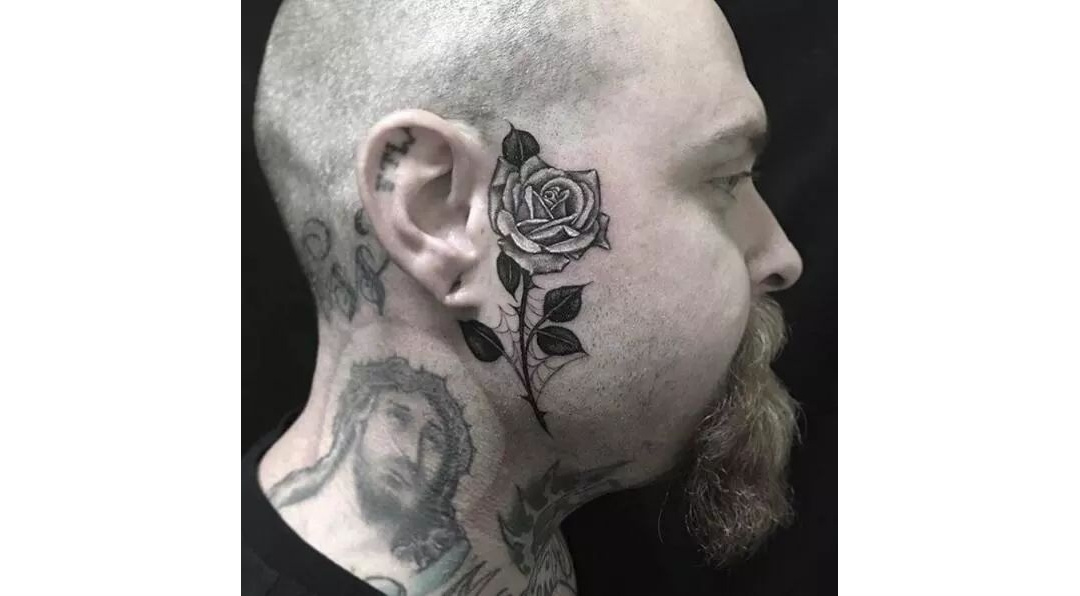 纹身素材第19期：黑玫瑰