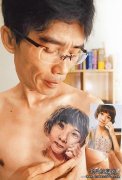 父亲用刺青诠释父爱 以延续女儿‘生命’（肖像纹身）