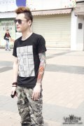 清凉夏季，街头纹身达人不断增多