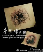 超帅时尚的的拼图纹身图案