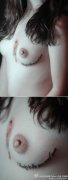 让男生喷血的女生胸部字母纹身图案