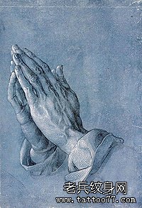 祈祷之手,杜勒的研究,在1508年。