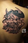 后背日本般若纹身图案作品及意义