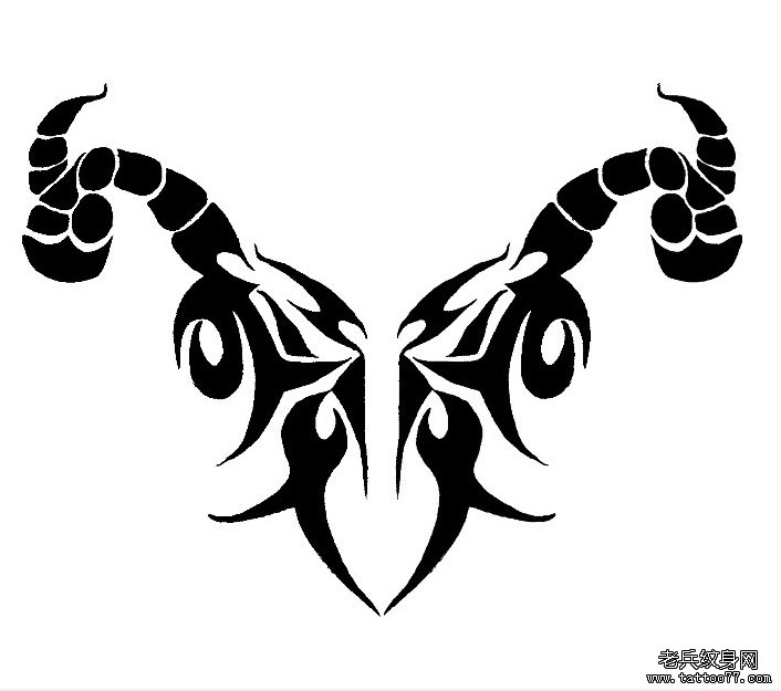 一款图腾tattoo图案由武汉最好的tattoo店推荐