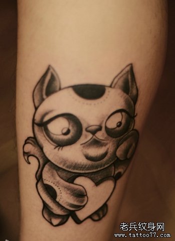 一款卡通tattoo图案由武汉最好的tattoo店推荐