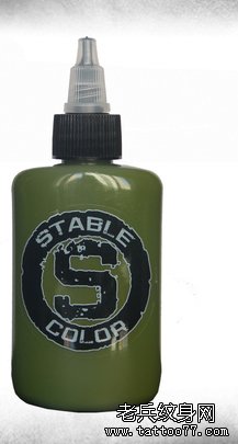 进口纹身色料 STABLE COLOR 纹身色料 纹身器材 橄榄绿