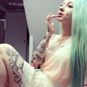 tattoogirl纹身图案由武汉最好的纹身店推荐