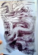 传统年鉴纹身手稿（114）