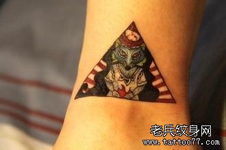 手腕上帝之眼纹身图案由武汉最好的纹身店推荐