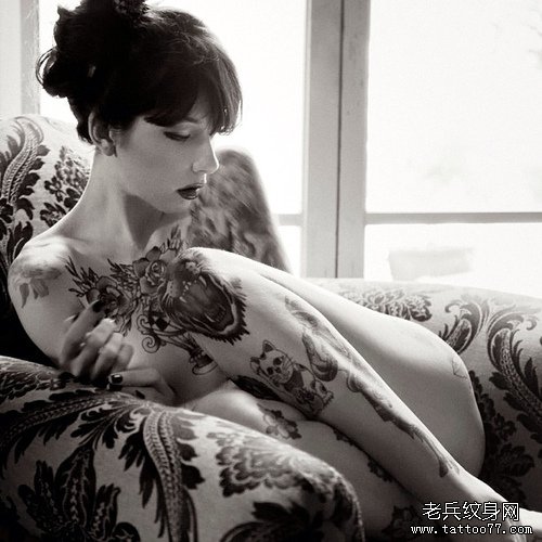 女性个性纹身图案由武汉最好的纹身店推荐