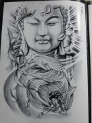 传统的佛纹身图案由武汉最好的刺青店推荐