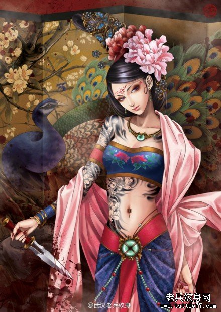 纹身壁纸纹身图案由武汉纹身店推荐