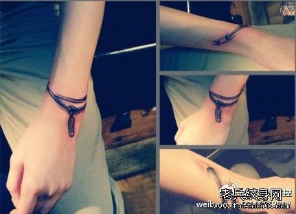 女性手链纹身图案由武汉最好的纹身店推荐