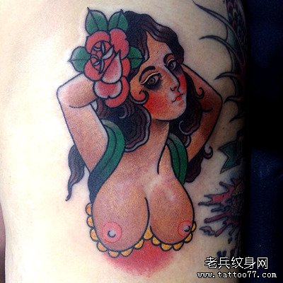 女郎纹身图案由武汉最好的纹身店推荐