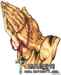 祈祷之手纹身