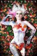 花臂tattoo girl纹身的时尚纹身图案由武汉纹身提供
