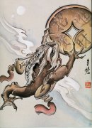 老兵纹身分享一款经典的金蟾纹身图案