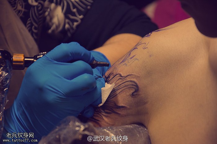 大臂齐天大圣孙悟空纹身图案制作花絮