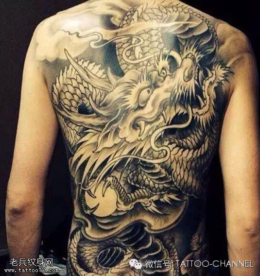 最代表性的中国龙纹身图案