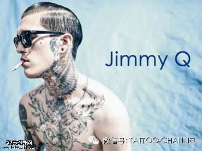 来自Los Angeles帅气纹身男模Jimmy Q