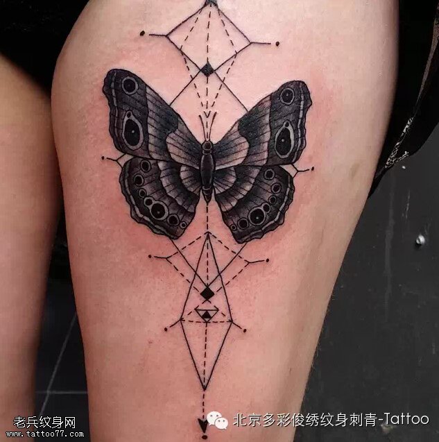 蝴蝶纹身图案寓意