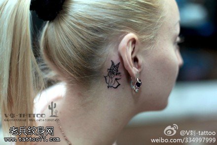 可爱小巧小孩纹身图案