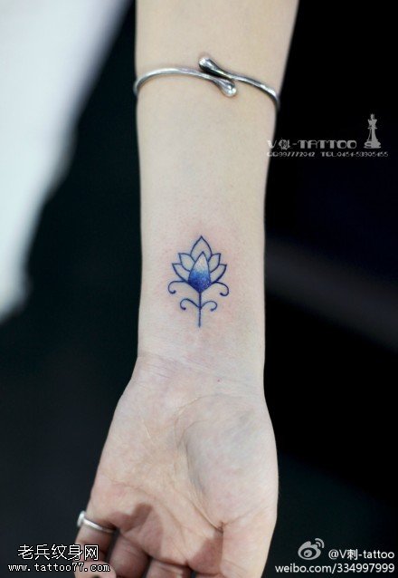 花纹身图案