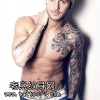酷毙的纹身老头