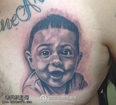 这个宝宝很可爱哦纹身图案
