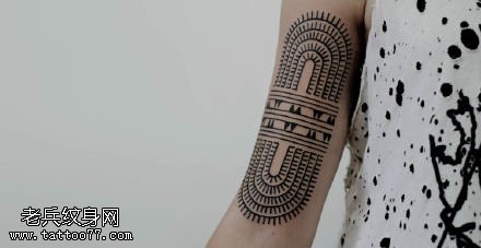 经典梵花图腾纹身图案