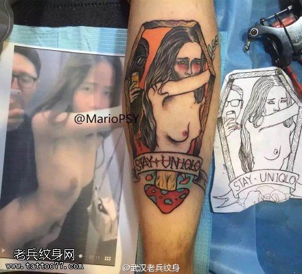 2015年最火爆的优衣库纹身图案