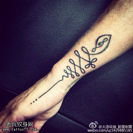 半甲纹身的特征