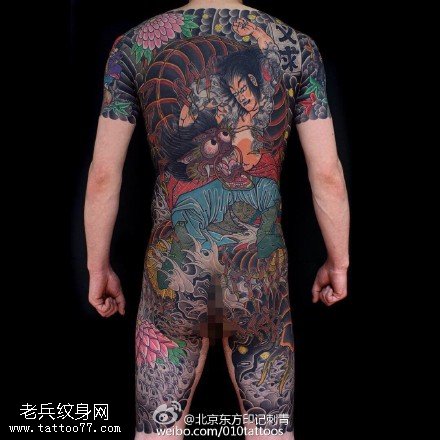 日本风经典龙图腾纹身图案