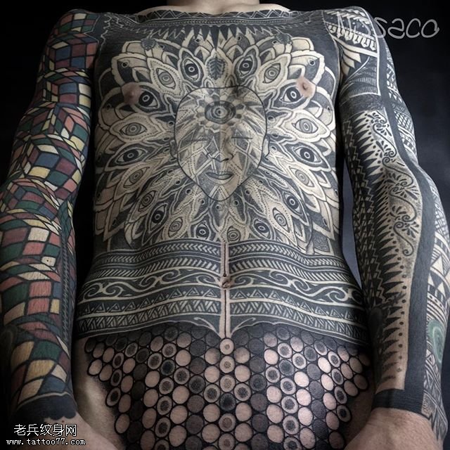 个性的图腾纹身图案