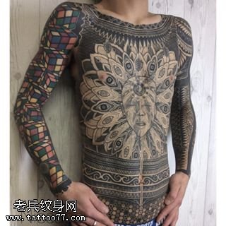 部落经典图腾纹身图案