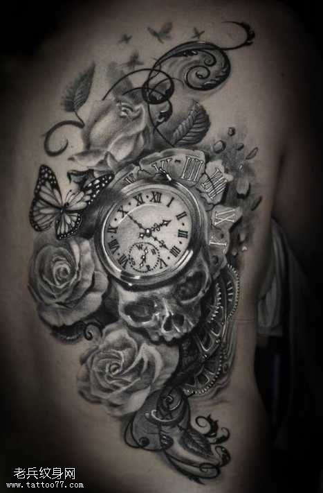 手臂花纹纹身图案