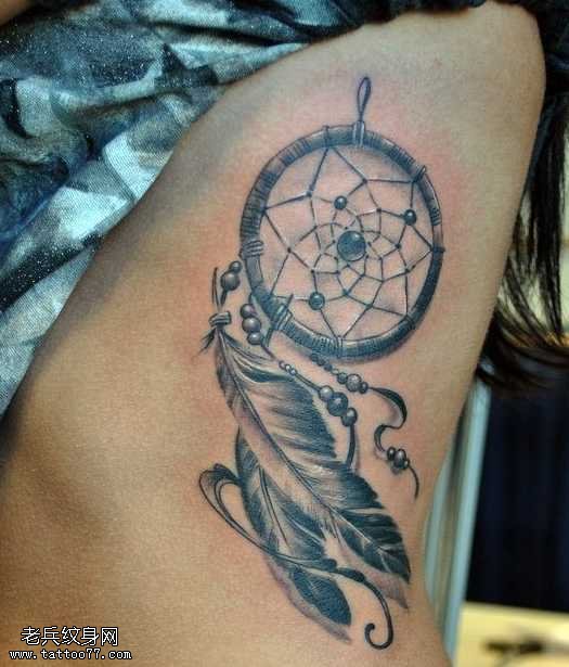 漂亮好看捕梦网纹身图案