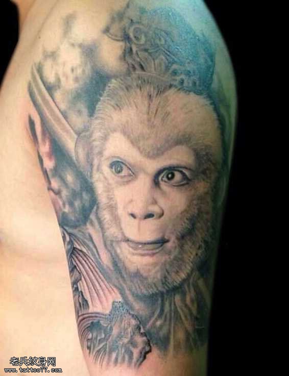 怀念孙悟空纹身图案