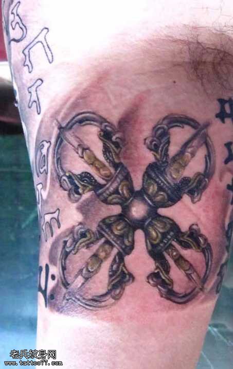手臂霸气的纹身图案