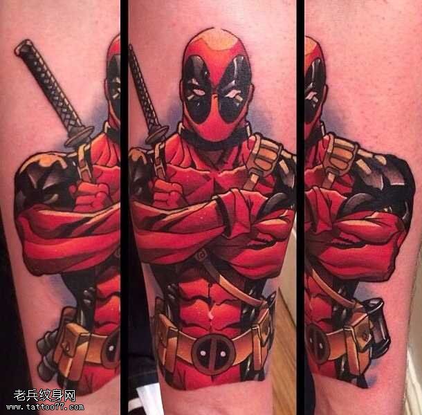 漫画中的人物纹身图案